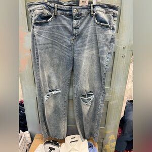 INC Denim Straight Leg Jeans